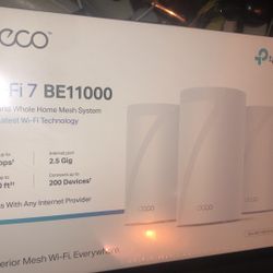 Tp Link Deco Be10000 WiFi7 Brand New And Factory Sealed 