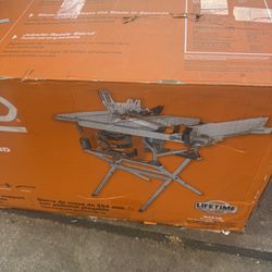 New Ridgid 10” Table Saw With Stand