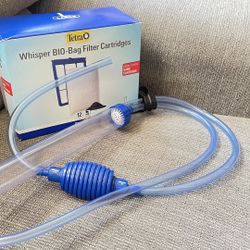 Whisper Bio Bag filter and pump 