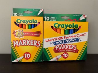 Crayola Markers, Price for Both