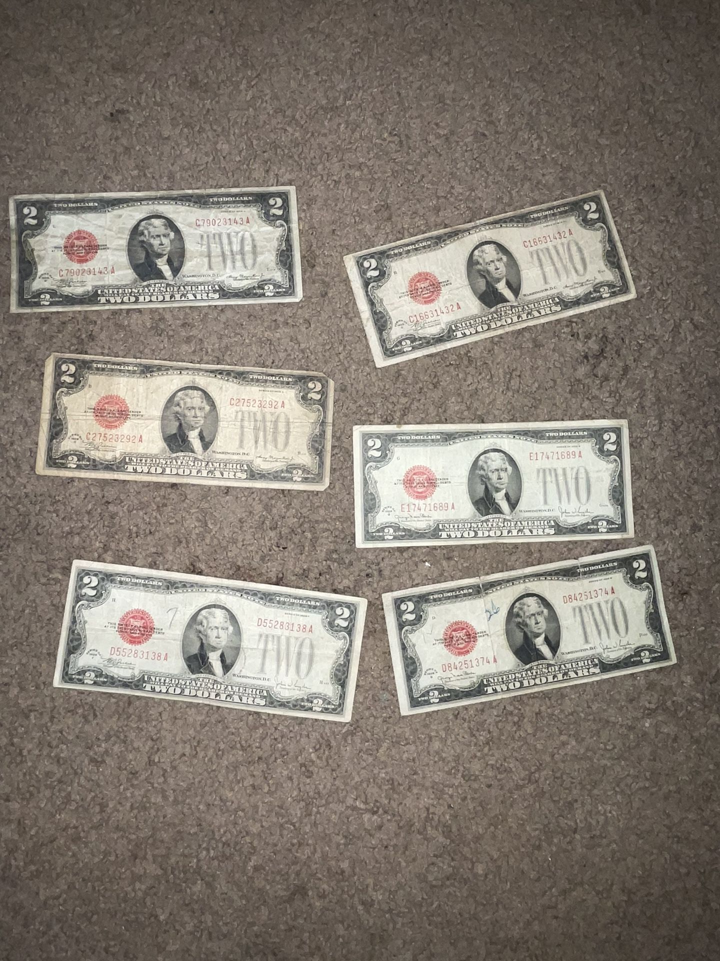 1928 2 Dollars Bill