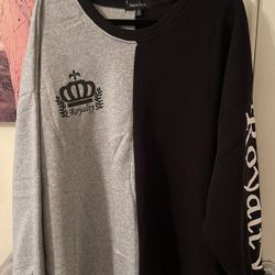 Plus size long sleeve Royalty sweatshirt size 3X New 