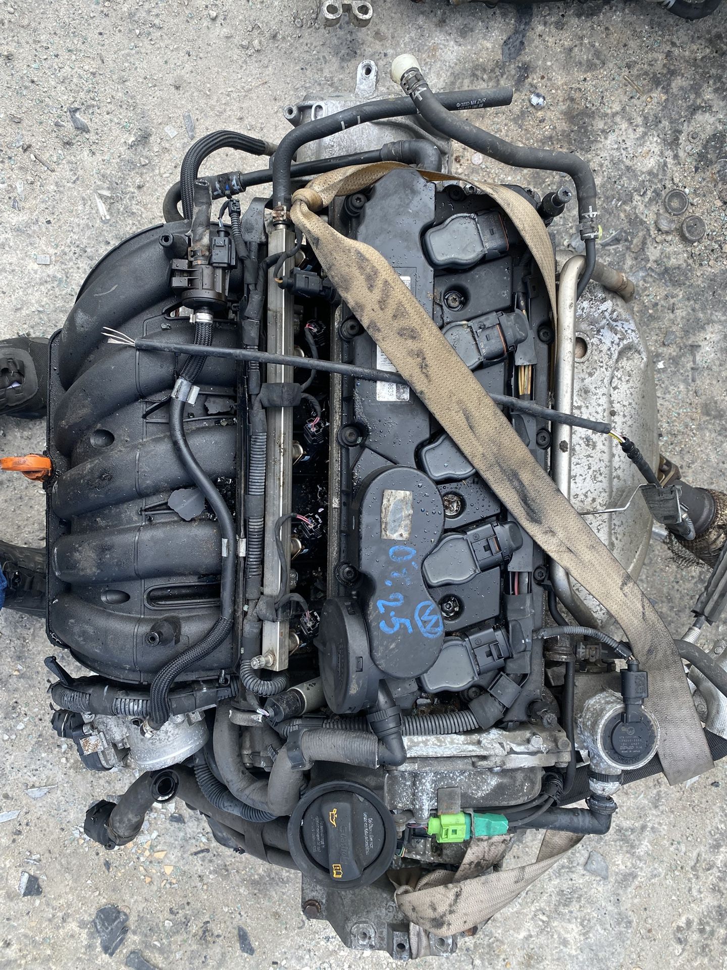 Engine And Transmission 2007 Volkswagen Jetta 2.5l