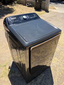 Samsung Black Front-Load Dryer