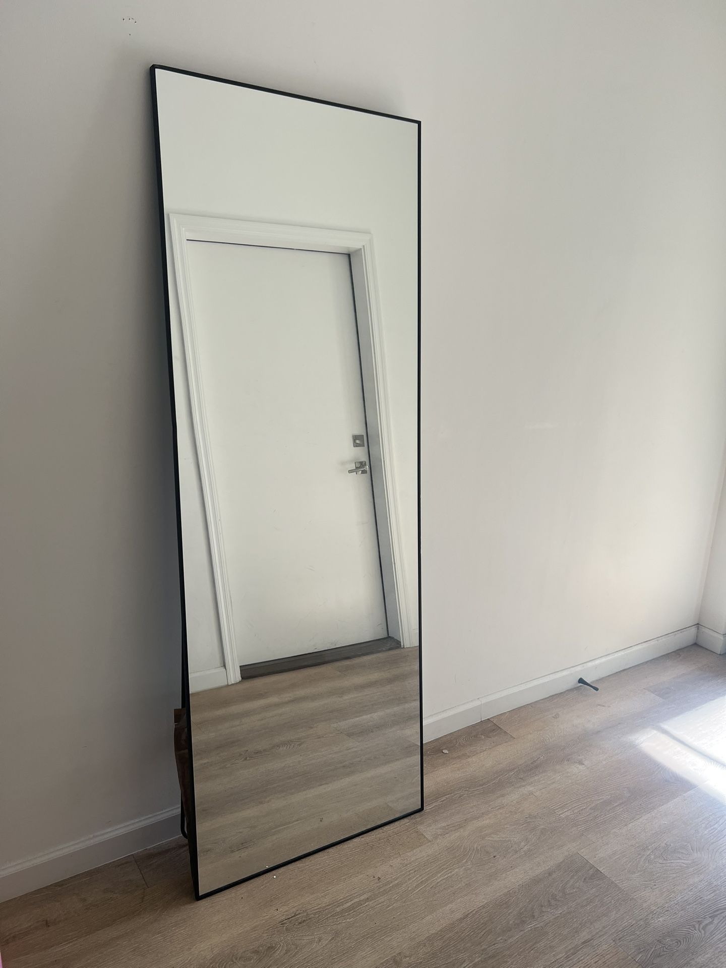 Black  Standing Mirror