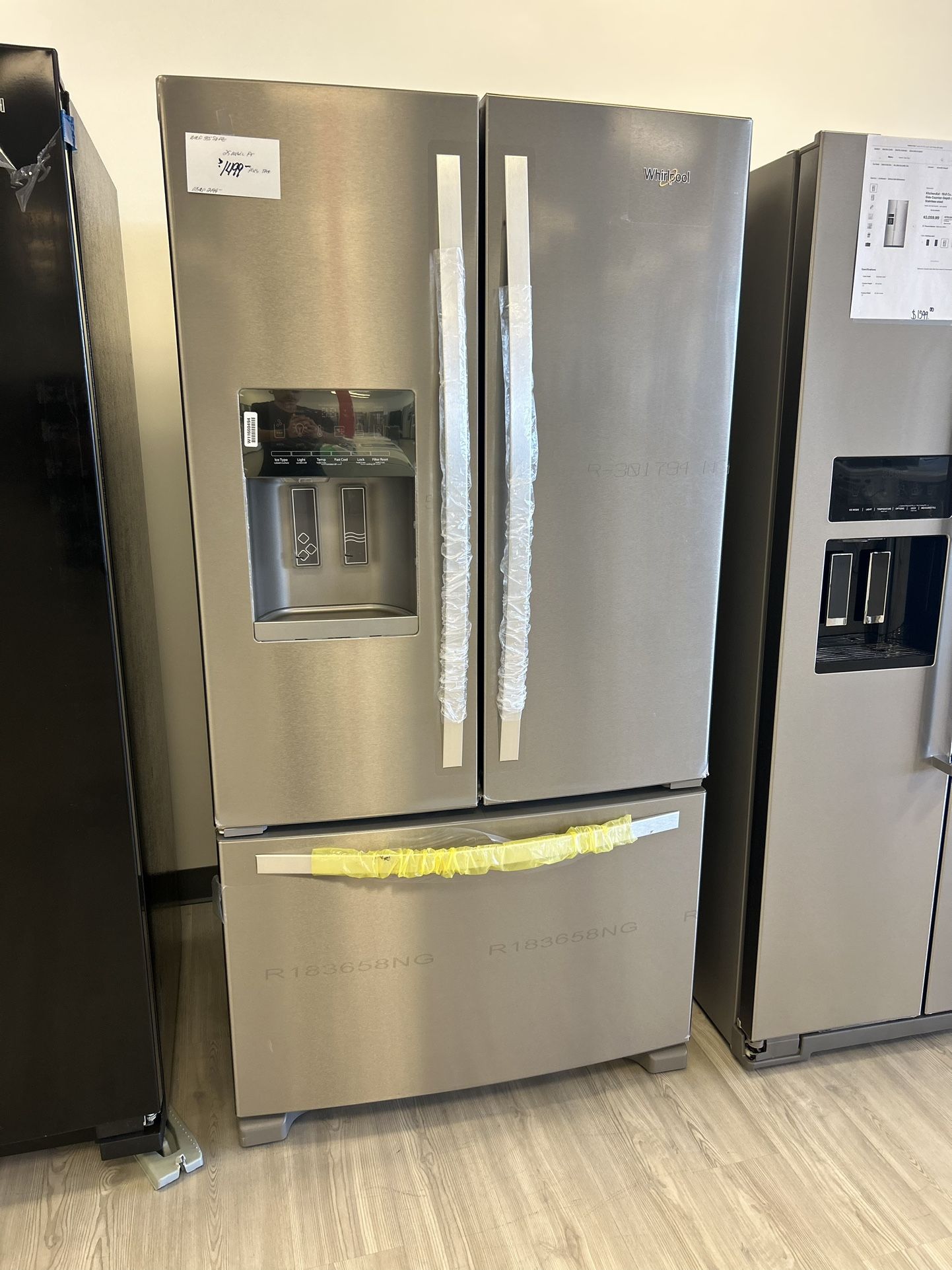 Whirlpool 36-inch Wide French Door Refrigerator - 25 cu. ft.