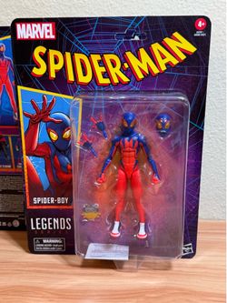 Marvel legends retro card spider boy