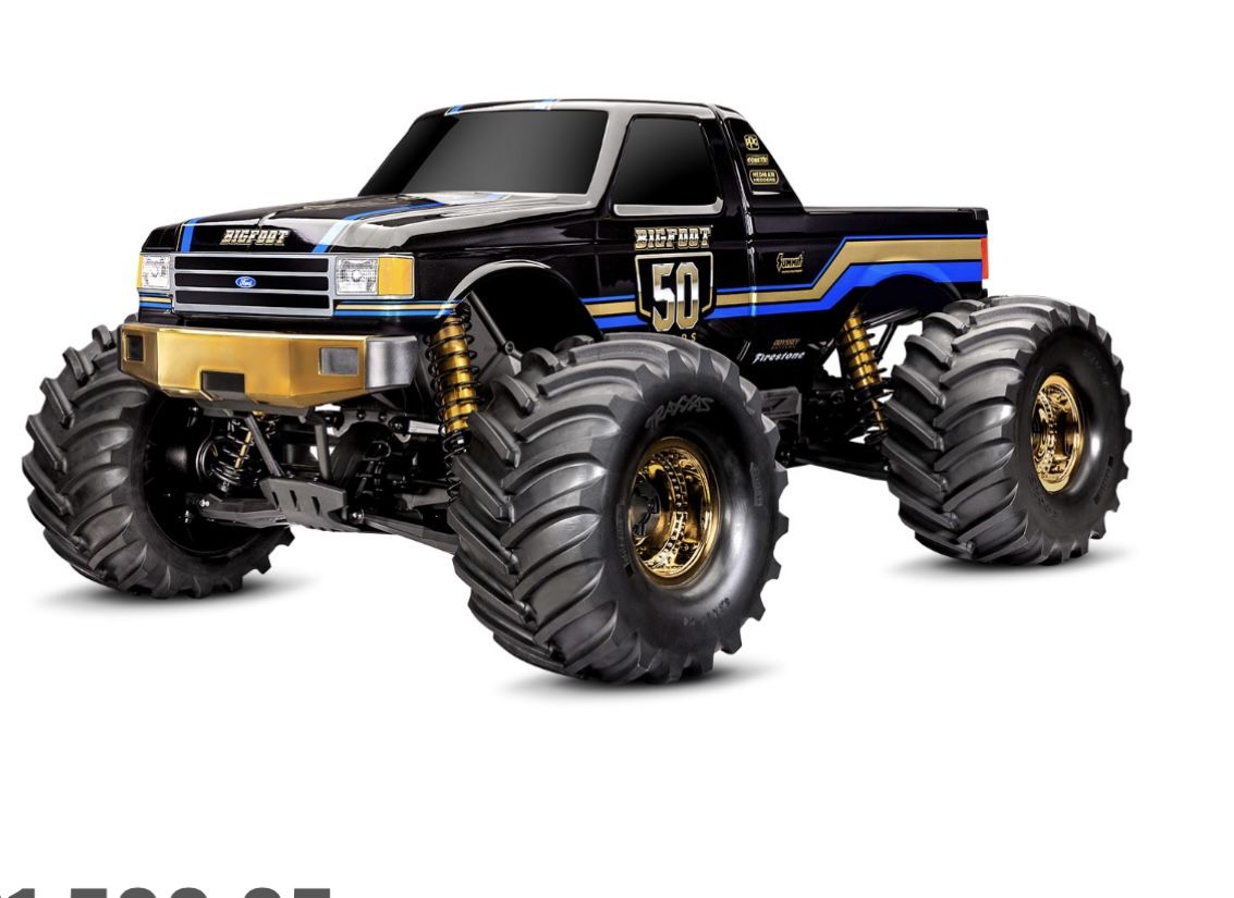Traxxas X-Monster BIGFOOT 50th Anniversary Only 1975 Made .. Pre Order
