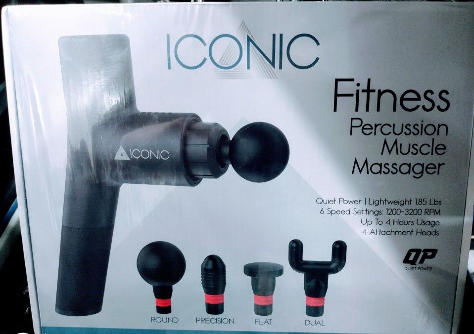 Factory Sealed - Iconic Percussion Muscle Massager