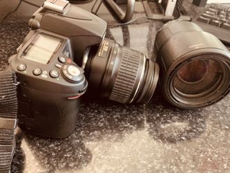 NiKon D-90 with 2 lenses