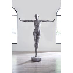 Floor Sculpture By Phillips Collection (Aluminum Standing Statue)