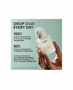 Haircare Lot: OUAI Scalp Serum (2 fl oz) + Dikson Structur Fort Ampoules - NEW