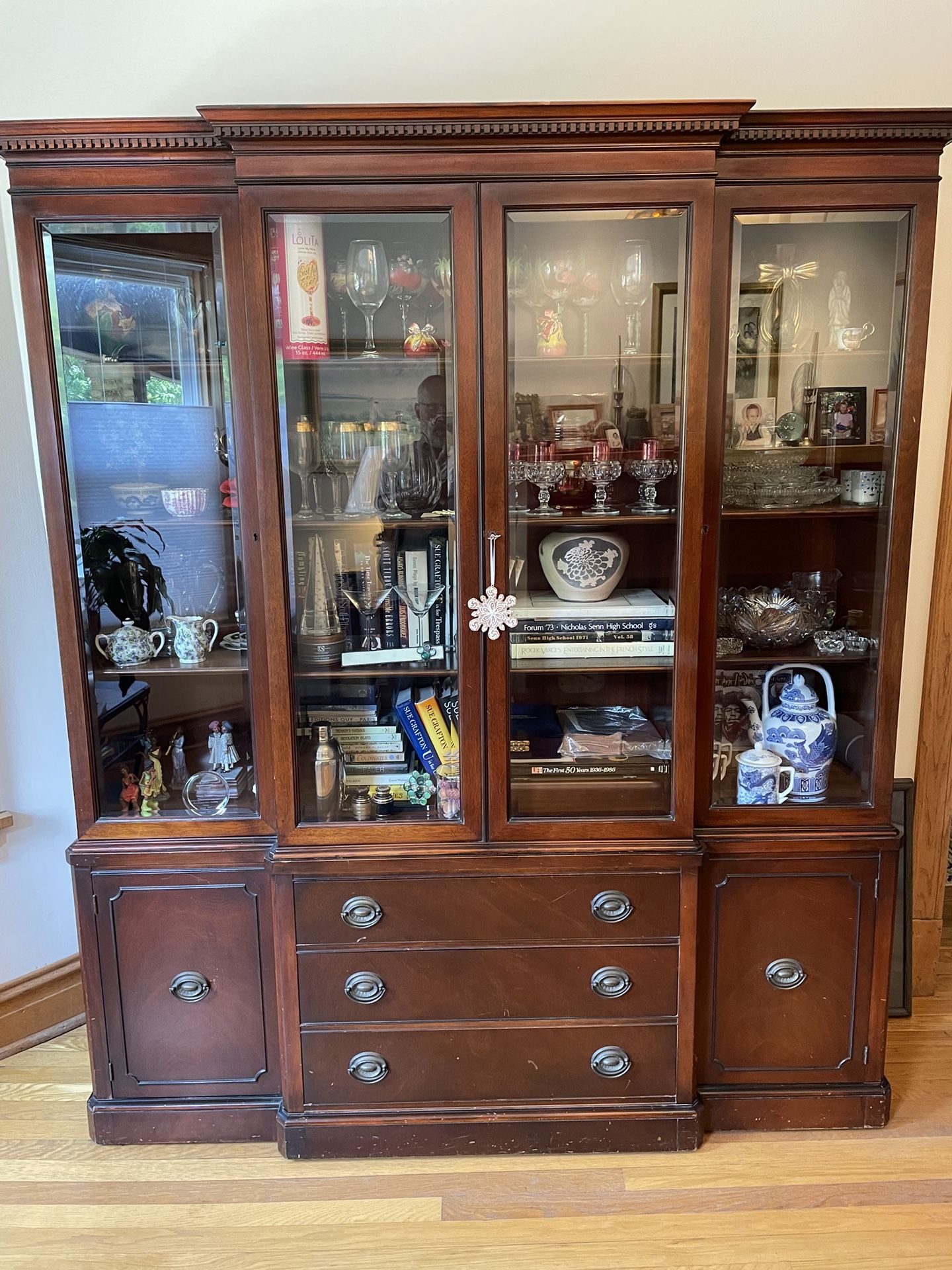 Mahogany China Cabinet