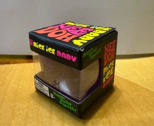 Needoh nice ice baby nice cube purple squishie