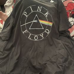 New! Black Pink Floyd Short Sleeve T-shirt 5X