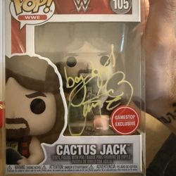 Cactus Jack Signed Funko Pop