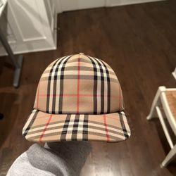 Original Burberry Pattern Hat 