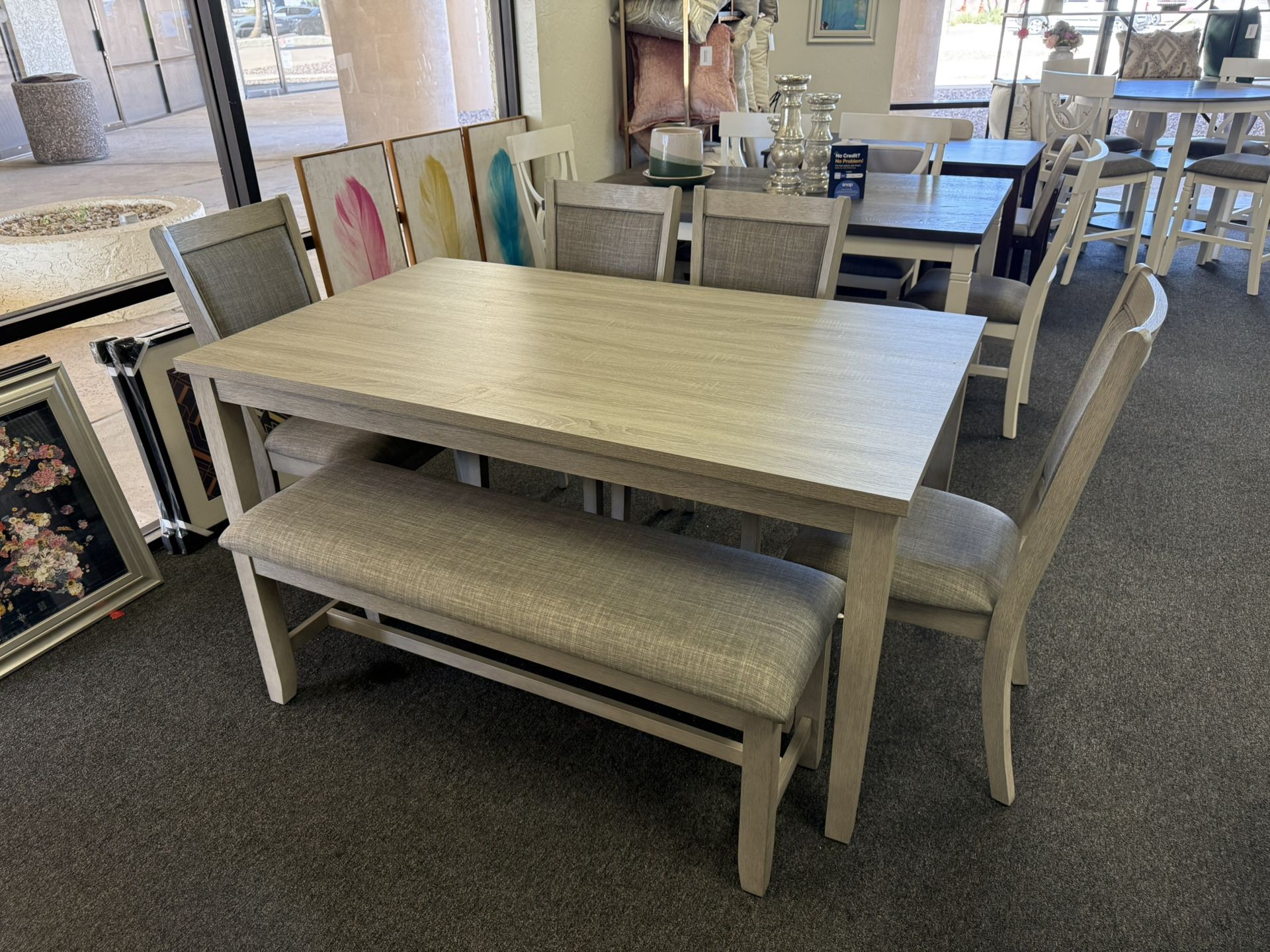 Dining Table With 4 Chair And Bench