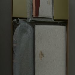 Coach Boxed Leather Crosscody & CC Sleeve