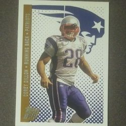 2006 Topps DPP Corey Dillon New England Patriots #69 Football Card Collectible Vintage Sports NFL Trading Professional Pro