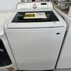 Samsung 4.7 cu. ft. Large Capacity Smart Top Load Washer in White with Impeller and Active WaterJet
