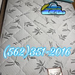 Black Bamboo King Mattress Medium Firm Mattress- Colchon Negro 