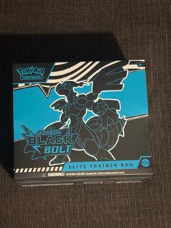 Pokemon TCG Scarlet & Violet Black Bolt - Elite Trainer Box ETB - New Sealed