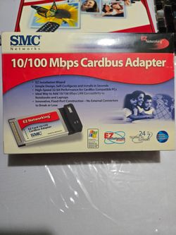 SMC Network 10/100Mbps cardboard adapter