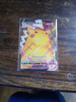 Pikachu V Max Rare Card