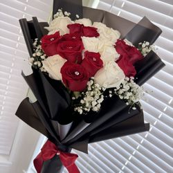 Flower Bouquet ❤️🖤🪩⚡️