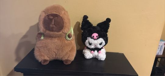 Capybara and Kuromi Plush Set