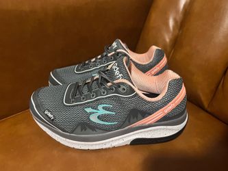 GDEFY GraySalmon Womens Mighty Walk orthopedic shoes size 10.5