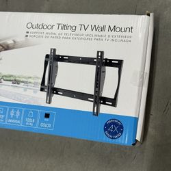 Tv Wall Mount Bracket Outdoor Rated With Tilt (NEW)