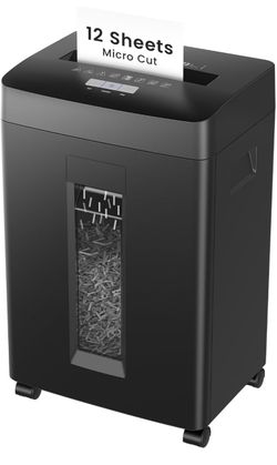12-Sheet Micro Cut Paper Shredder