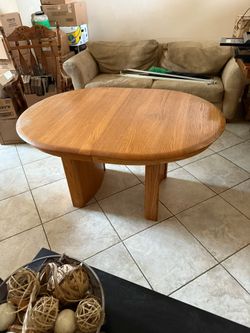 Oak Dining Table W/ Chairs
