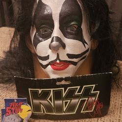 Vintage KISS Peter Criss Mask with tags