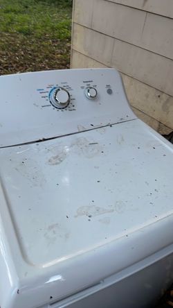 White Top-Load Dryer