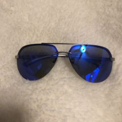 Blue Chrome Aviator Polarized Sunglasses 🕶