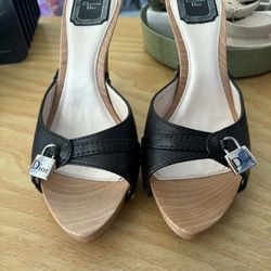 CHRISTIAN Dior Clog Heels 