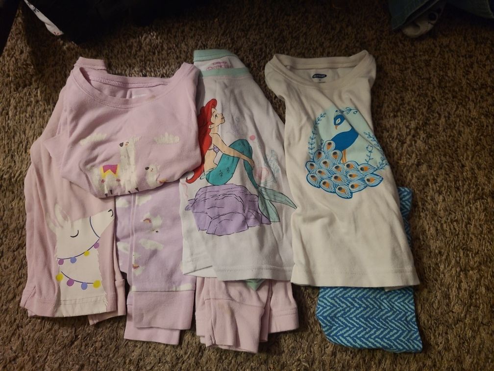 Lot Of OLD NAVY Size 3 Toddler Pajamas 3T