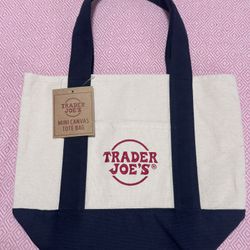 Navy blue Trader Joe’s Mini Tote