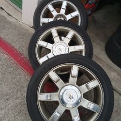 3 Cadillac Escalade Rims & Tires 