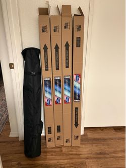 4 rolls 53” seamless backdrop paper and stand