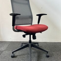 SitOnIt Wit High Back Task Chair (Red/Black)