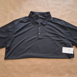 Nike Men’s Golf Polo Shirt XXL Black New With Tags