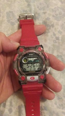 Red Sports G Shock Watch