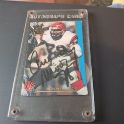 Anthony Munoz Autographed  Action Pack Card