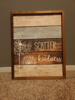 Farmhouse Style Wood Slate Picture