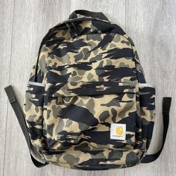 Carhartt Camo Laptop Backpack, Water-Resistant Pack W/ 15" Laptop Sleeve