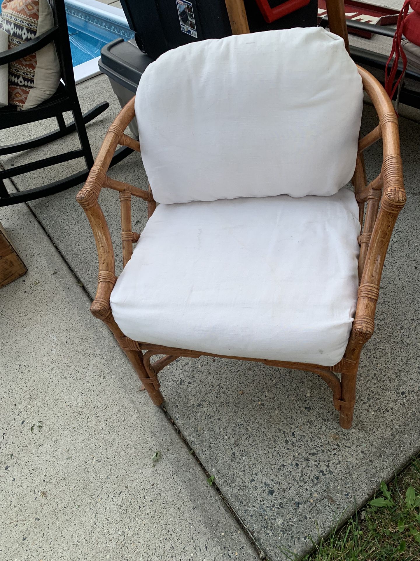 Wicker By Henry Link Antique Bamboo Chair